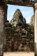 Image showing Bayon temple, Angkor,  Cambodia