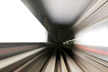 Image showing Subway tunnel 