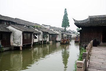 Image showing China ancient building in Wuzhen town