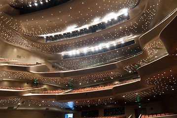 Image showing Modern theatre interior