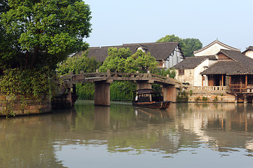 Image showing China ancient building in Wuzhen town
