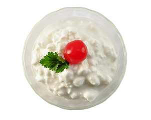 Image showing cottage cheese