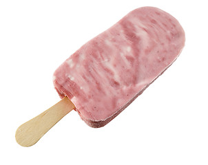 Image showing strawberry ice cream