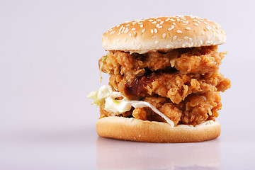 Image showing Extreme Large Burger