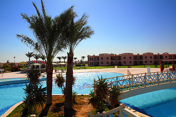 Image showing swimming pool in hotel