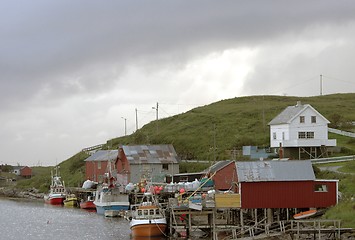 Image showing Fishing village