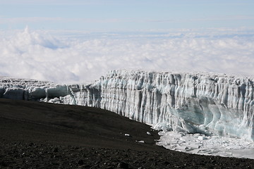 Image showing Glaciers on Kilimanjaro