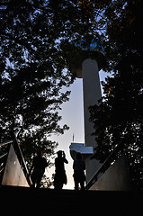 Image showing low angle view of the Euromast