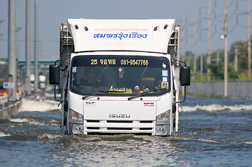 Image showing Monsoon flooding in Bangkok, November 2011