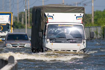 Image showing Monsoon flooding in Bangkok, November 2011