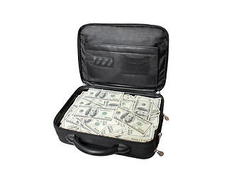 Image showing case with money