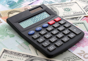 Image showing calculating cash