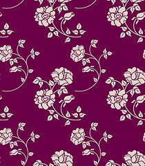 Image showing floral seamless texture
