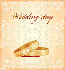 Image showing wedding card