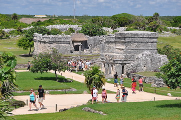 Image showing Tulum Mayan Ruins