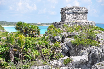 Image showing Tulum Mayan Ruins