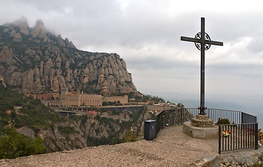 Image showing Monastery in Montserrat, Spain 