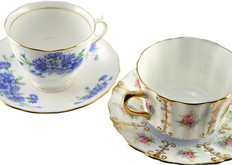 Image showing vintage coffee cups