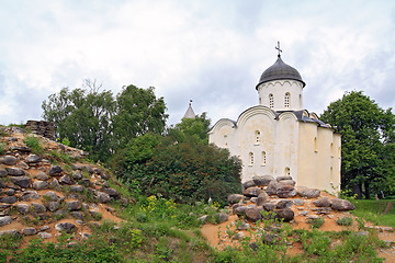 Image showing aging church amongst stone