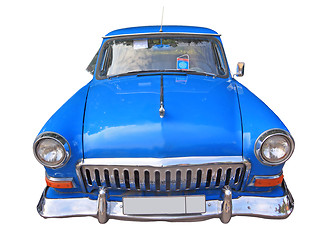 Image showing retro car on white background