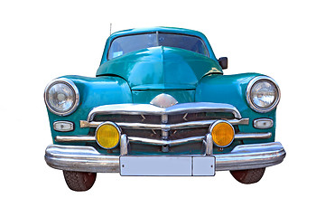 Image showing retro car on white background