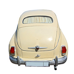 Image showing retro car on white background