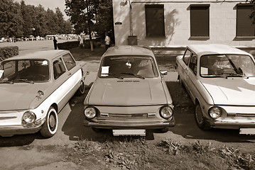 Image showing retro cars