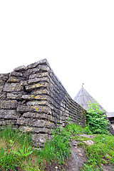 Image showing aging battlement