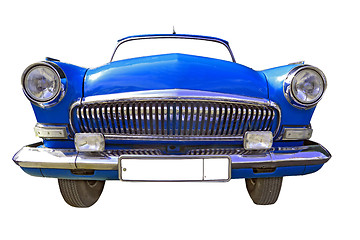 Image showing retro car on white background