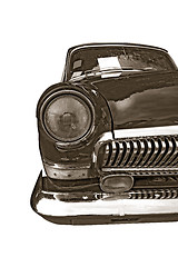 Image showing retro car on white background