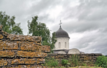 Image showing aging battlement