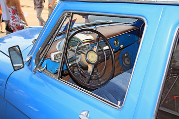 Image showing interior retro car