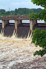 Image showing dam on river