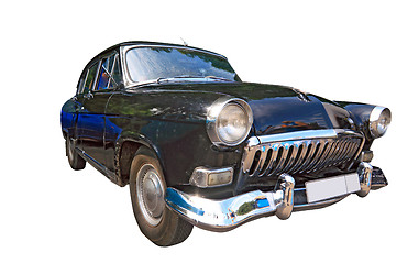 Image showing retro car on white background