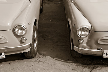 Image showing retro cars