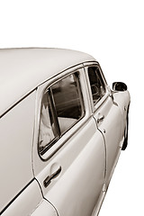 Image showing retro car on white background