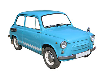 Image showing retro car on white background