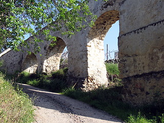 Image showing Big stone bridge. Flasou. Cyprus