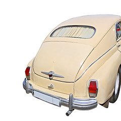 Image showing retro car on white background