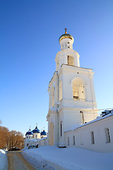 Image showing bell tower of the ancient orthodox priory