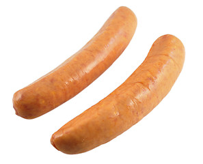 Image showing sausages with cheese