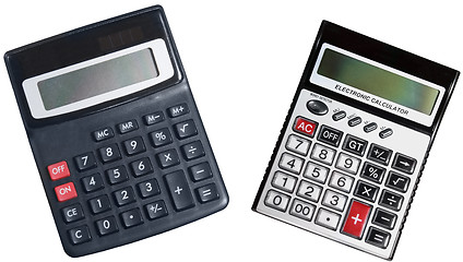 Image showing  calculators isolated