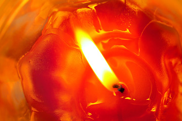 Image showing burning candle