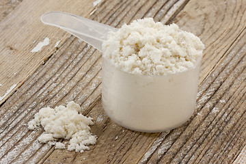 Image showing whey protein powder