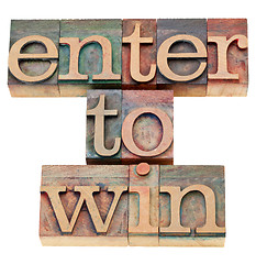 Image showing enter to win 
