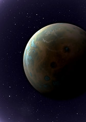 Image showing planet with stars