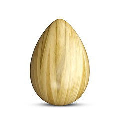 Image showing wodden egg