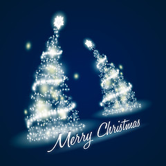 Image showing blue christmas