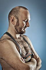 Image showing hairy man with beard