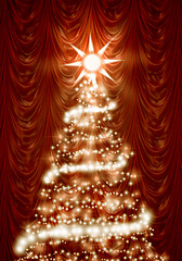 Image showing red christmas